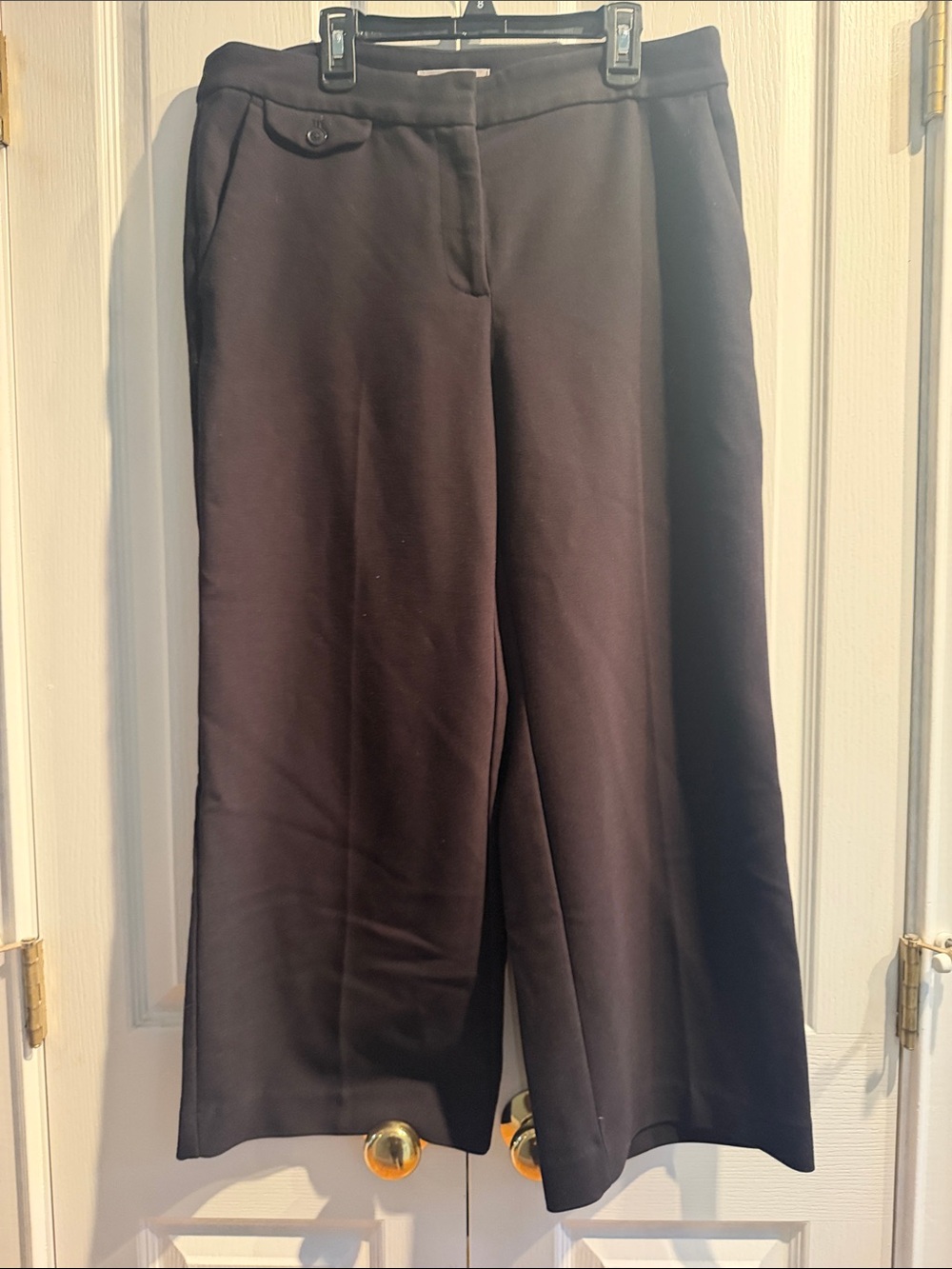 LOFT Classic Black Wide-Leg Women's Pants